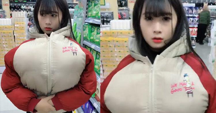 超市抓竊賊「少女胸前腫成山」遭逼當場脫衣！拉開拉鍊「全場臉紅安靜」你可以走了…